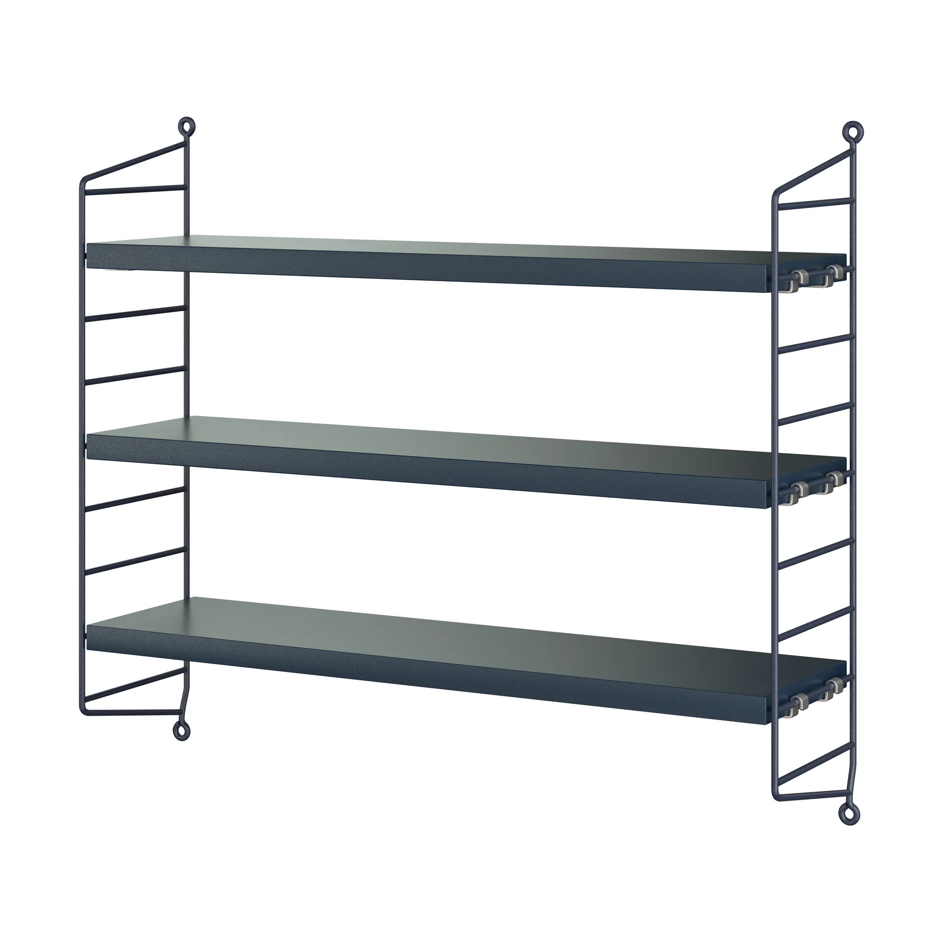 String Pocket wall shelf, Nybro blue String