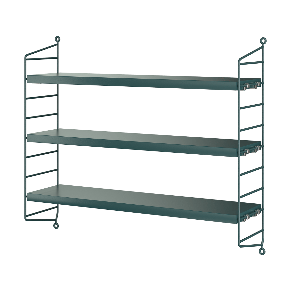 String Pocket wall shelf Tegnér green | Scandinavian Design | Shelves & shelving systems | Green