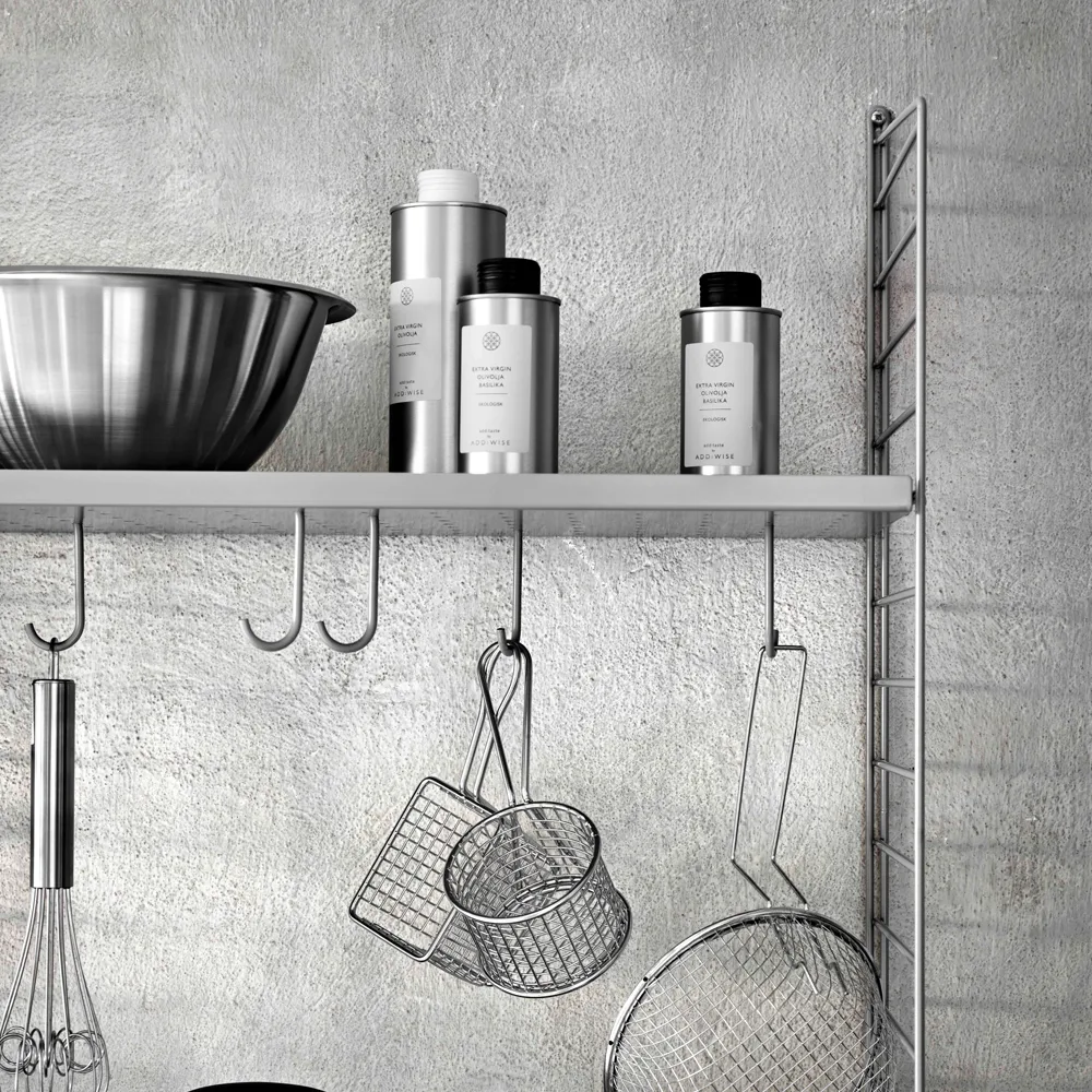 String rod, Grey, 58 cm String