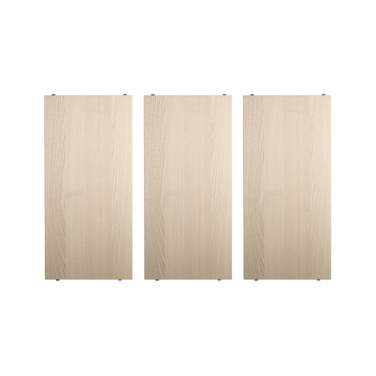 String shelf Ash, 58x30 cm, 3-pack | Scandinavian Design | Shelves & shelving systems | Beige