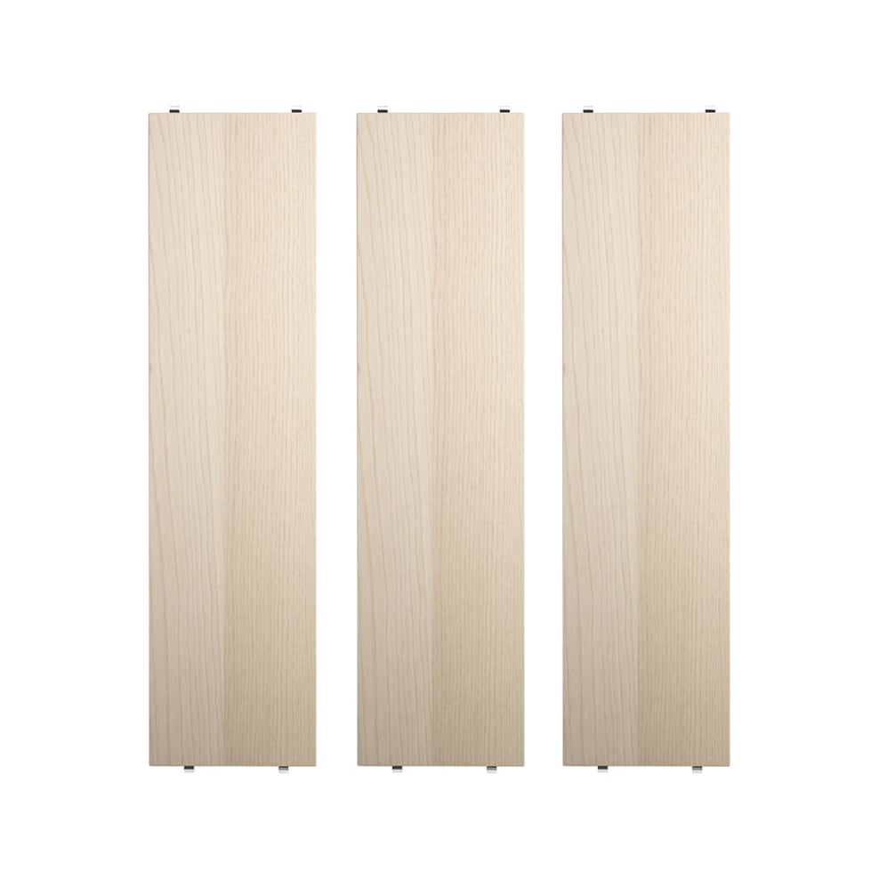 String shelf Ash, 78x20 cm, 3-pack | Scandinavian Design | Shelves & shelving systems | Beige