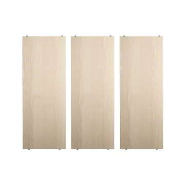 String shelf - Ash, 78x30 cm, 3-pack - String