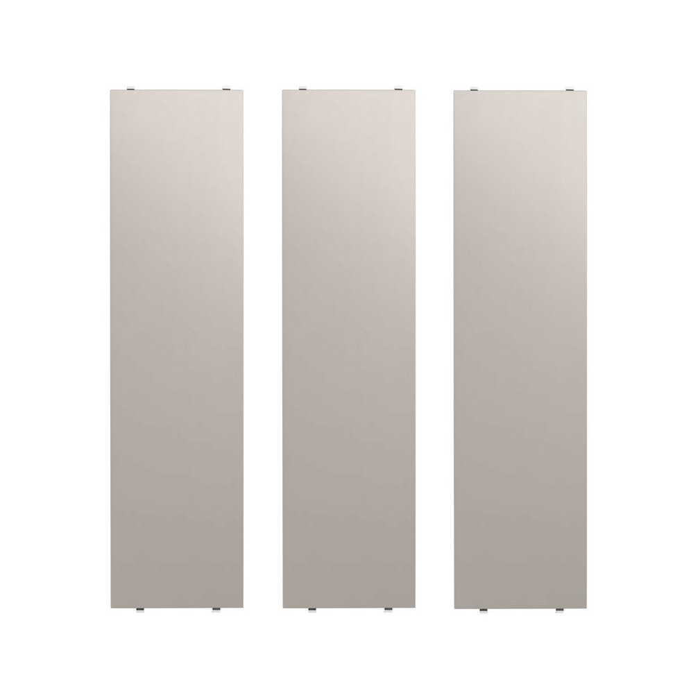 String shelf Beige, 78x20, 3-pack | Scandinavian Design | Shelves & shelving systems | Beige