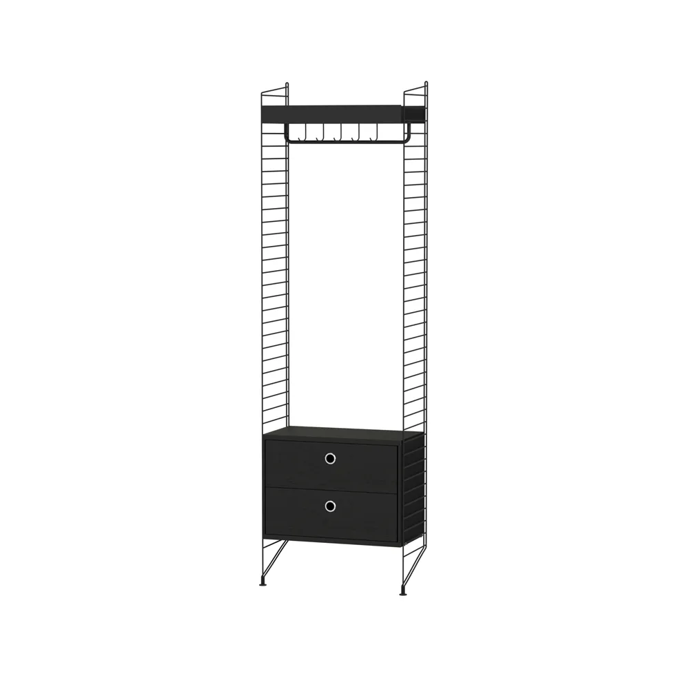 String shelf black - Combination M String