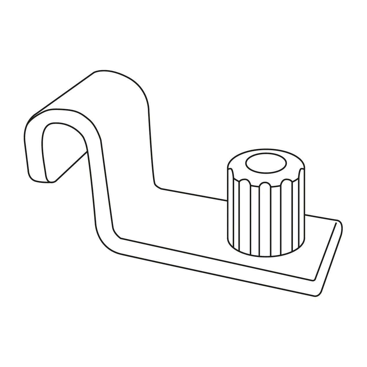 String shelf brackets 4-pack, Metal String