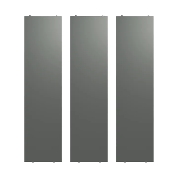 String shelf - Dark grey, 78x20 cm, 3-pack - String