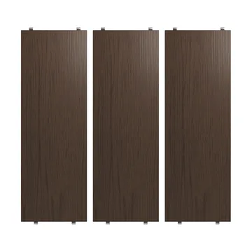 String shelf - Dark oak, 58x20 cm, 3-pack - String