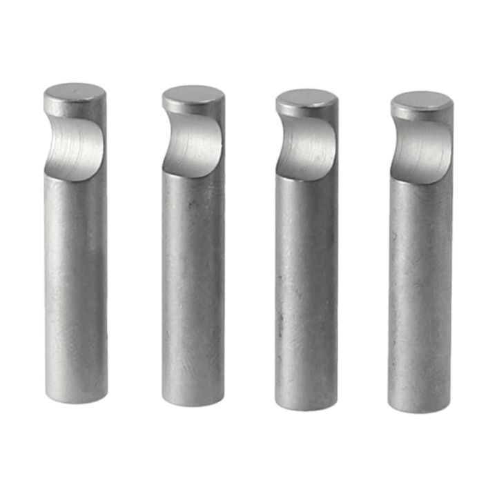 String shelf fittings magazine shelf wood spare part 4-pack - Silver - String