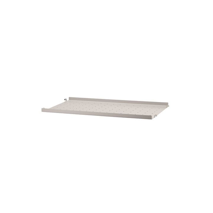 String shelf metal - Beige, 58x30 cm, low edge - String