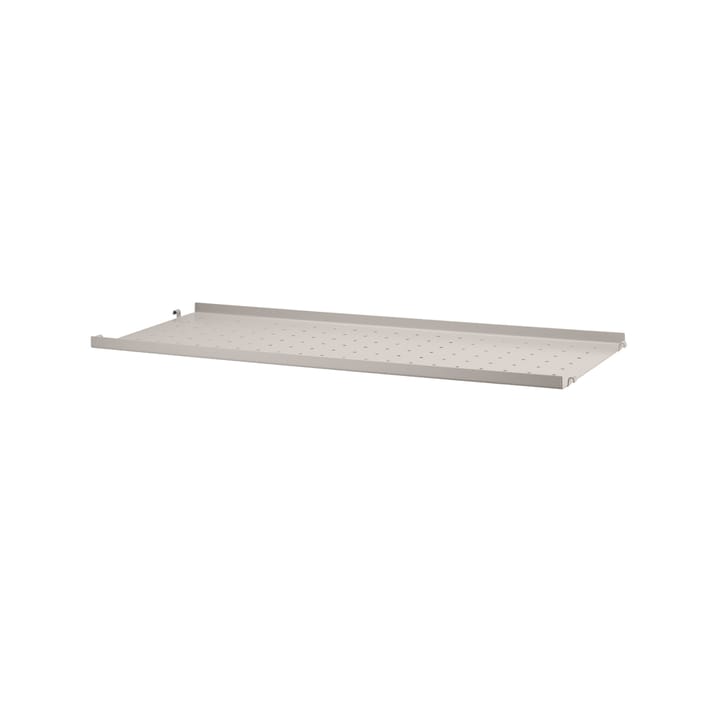 String shelf metal - Beige, 78x30 cm, low edge - String