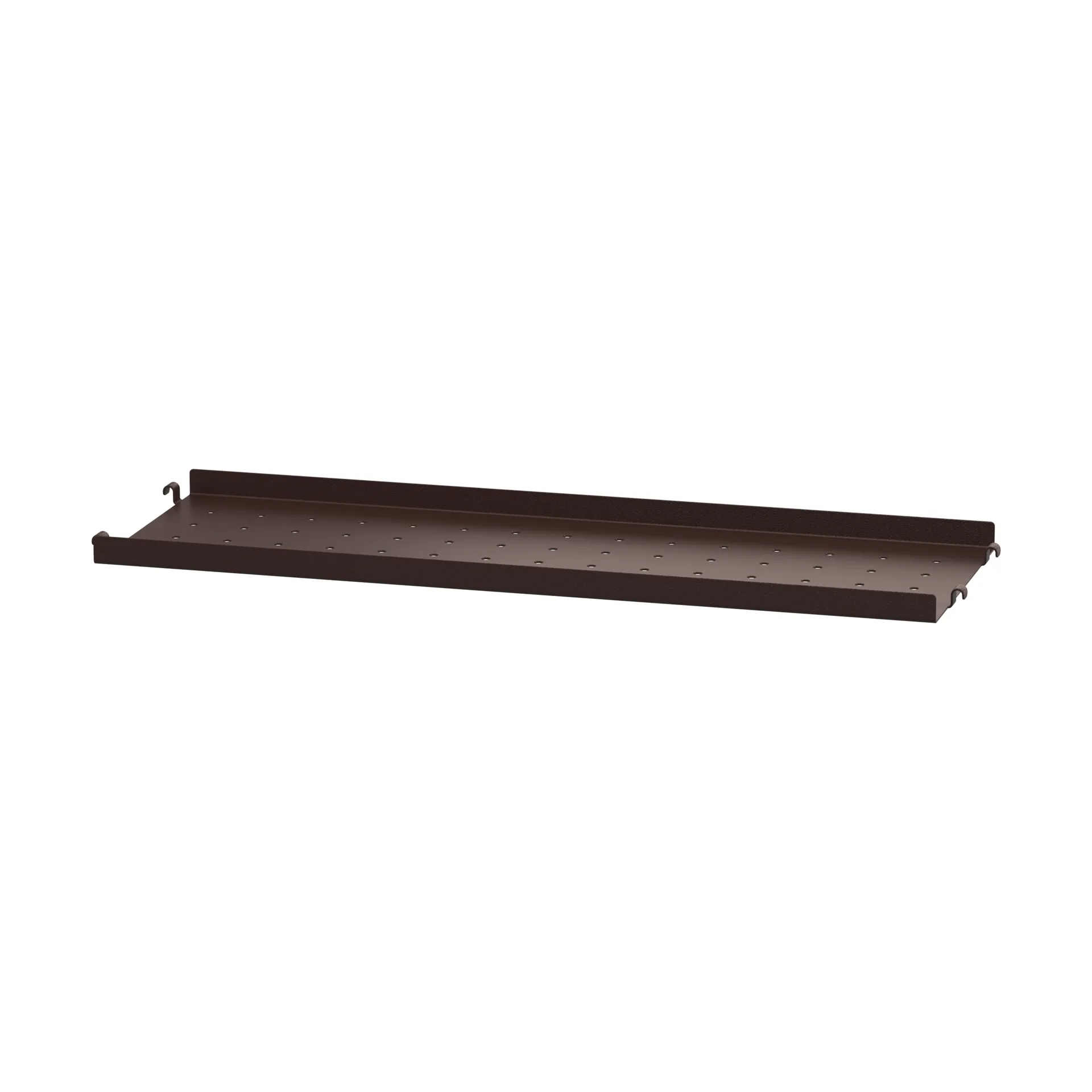 String shelf metal, Dark brown, 58x20, low rim String