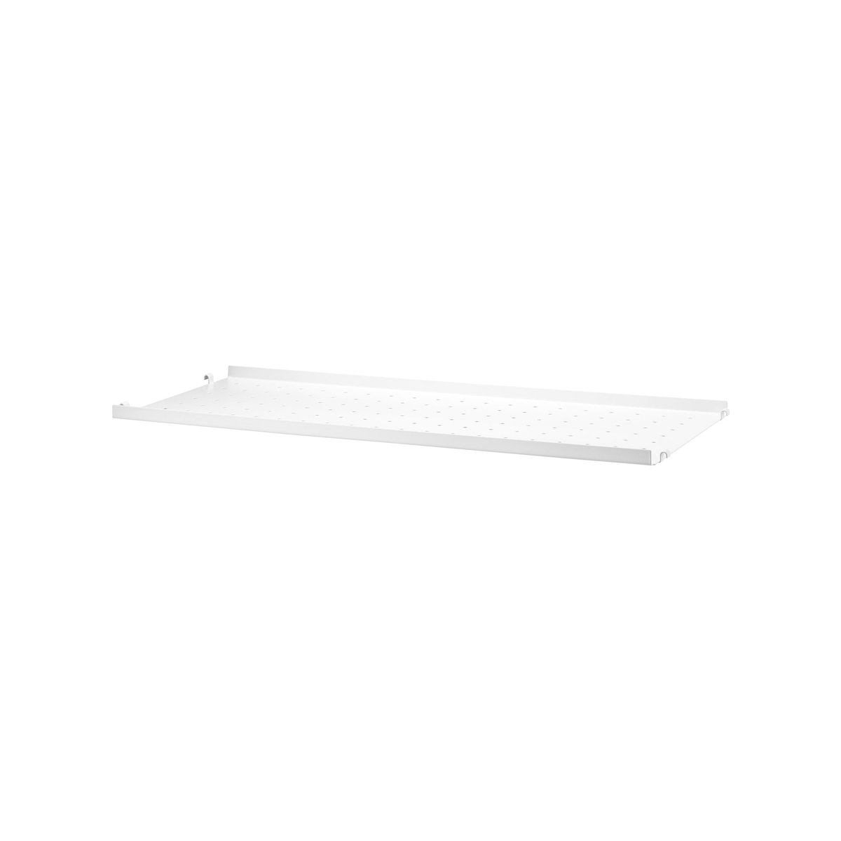 String shelf metal White, 58x20 cm, low edge | Scandinavian Design | Shelves & shelving systems | White