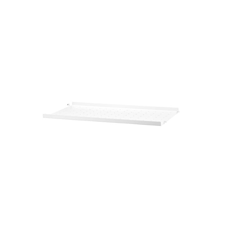 String shelf metal - White, 58x30 cm, low edge - String