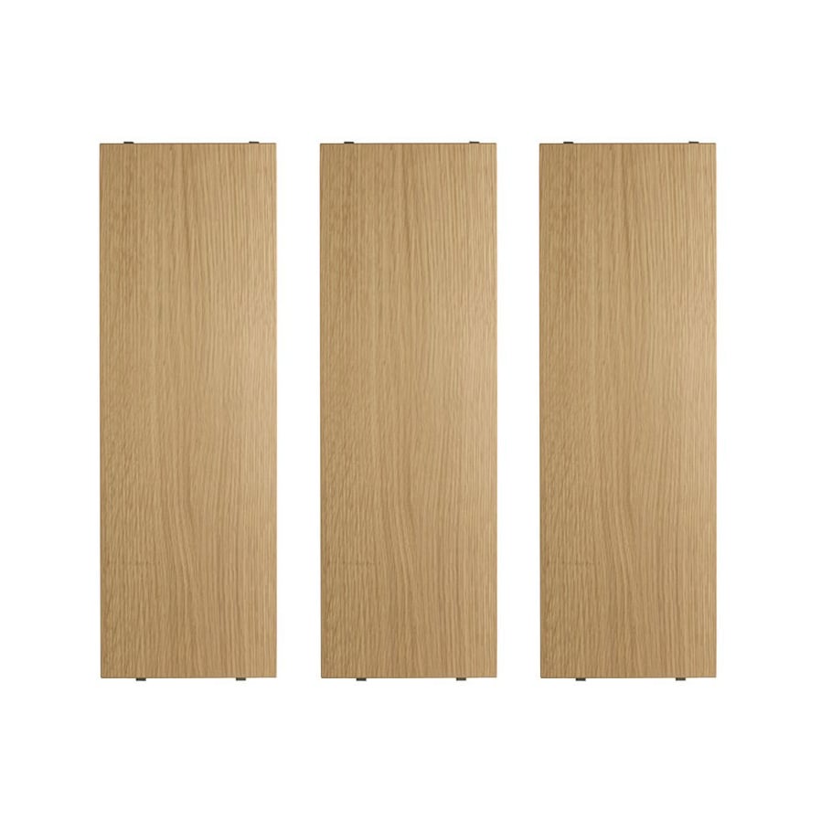 String shelf Oak, 58x20 cm, 3-pack | Scandinavian Design | Shelves & shelving systems | Beige