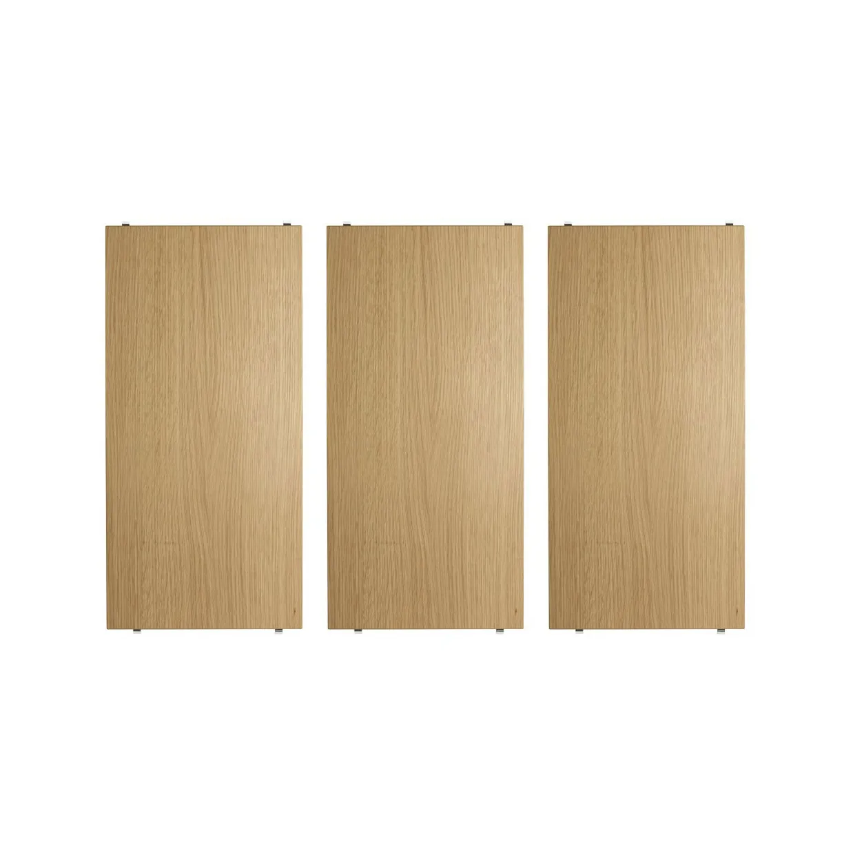 String shelf Oak, 58x30 cm, 3-pack | Scandinavian Design | Shelves & shelving systems | Beige