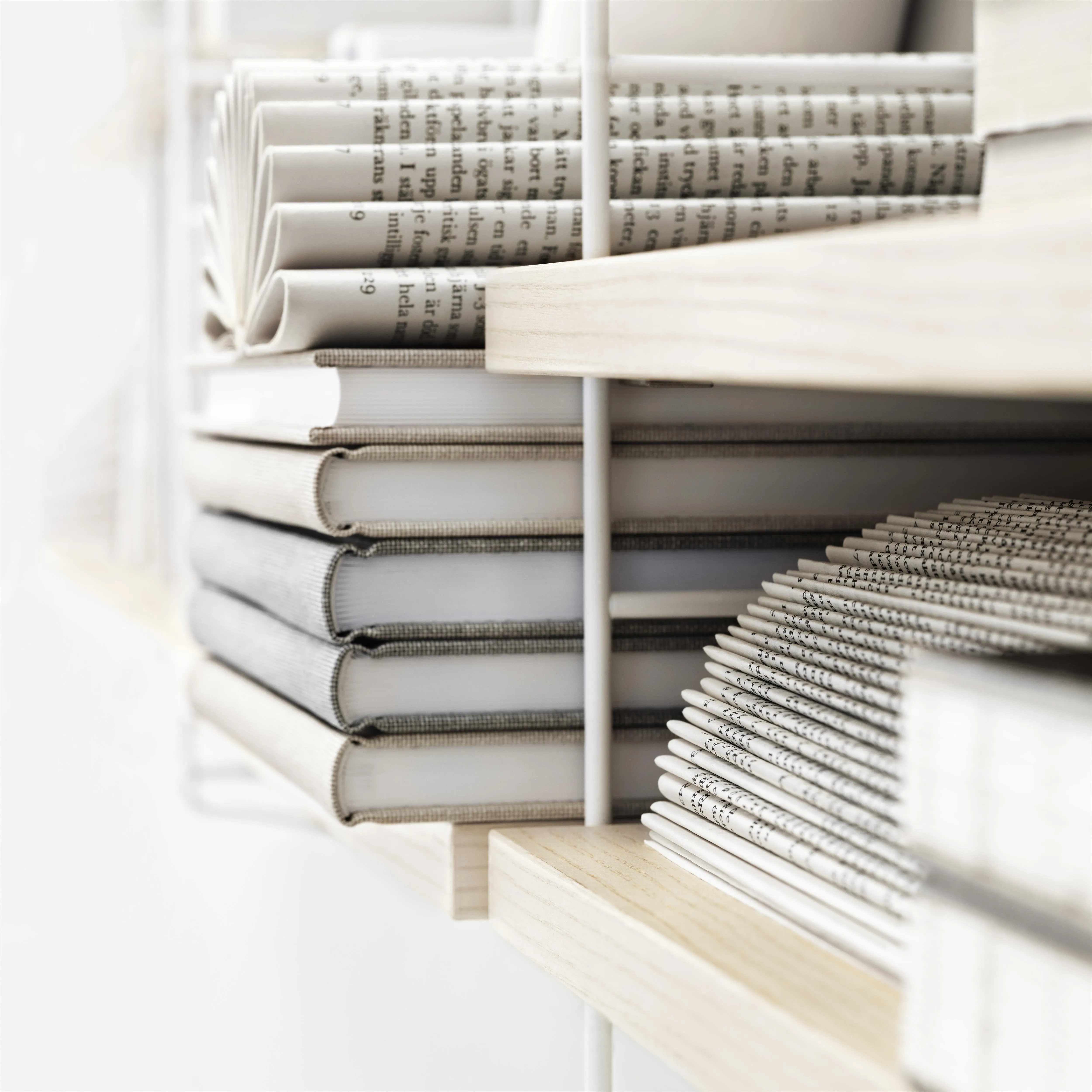 String shelf Pocket ash-white from String - NordicNest.com