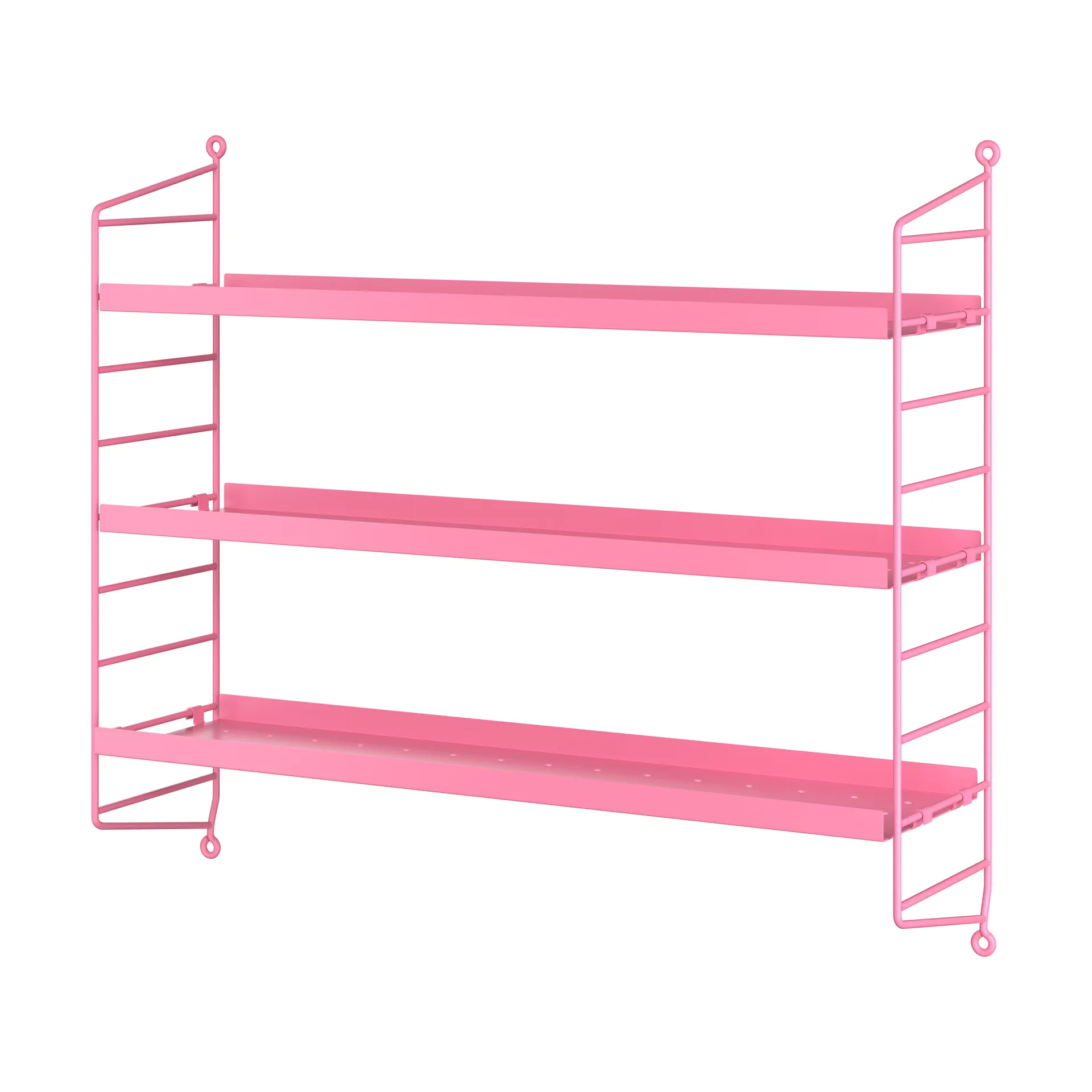 String shelf Pocket metal, Fuchsia-fuchsia String