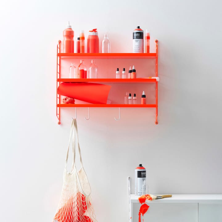 String shelf Pocket metal - neon - String