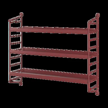 String shelf Pocket metal - Oxtorg red - String