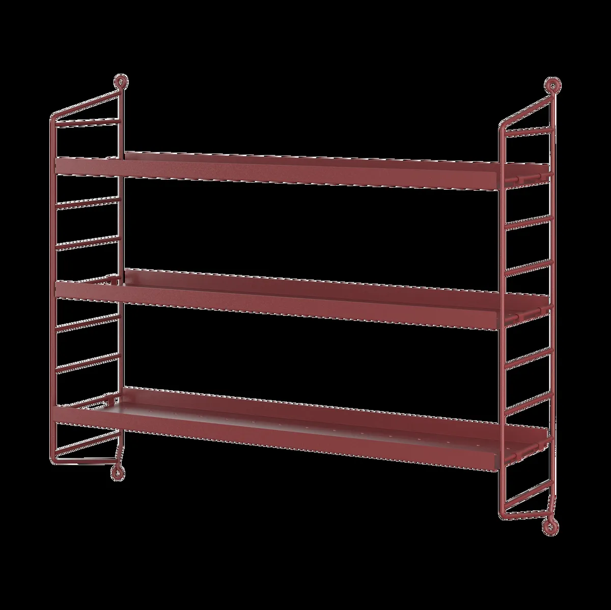 String String shelf Pocket metal Oxtorg red