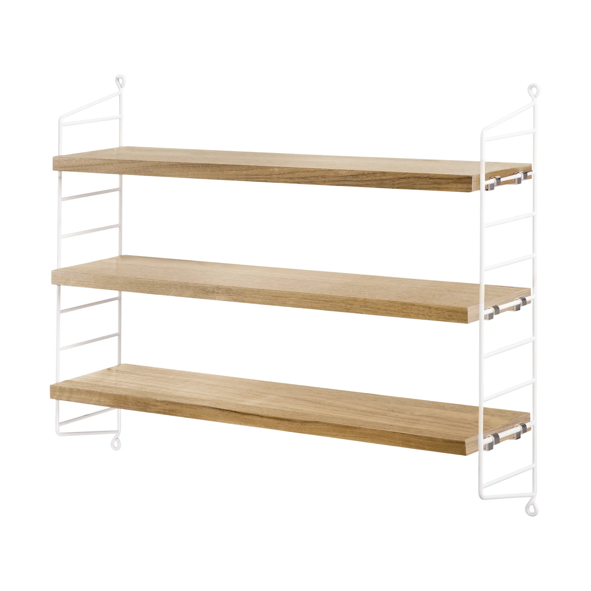 String shelf Pocket oak-white, oak-white String