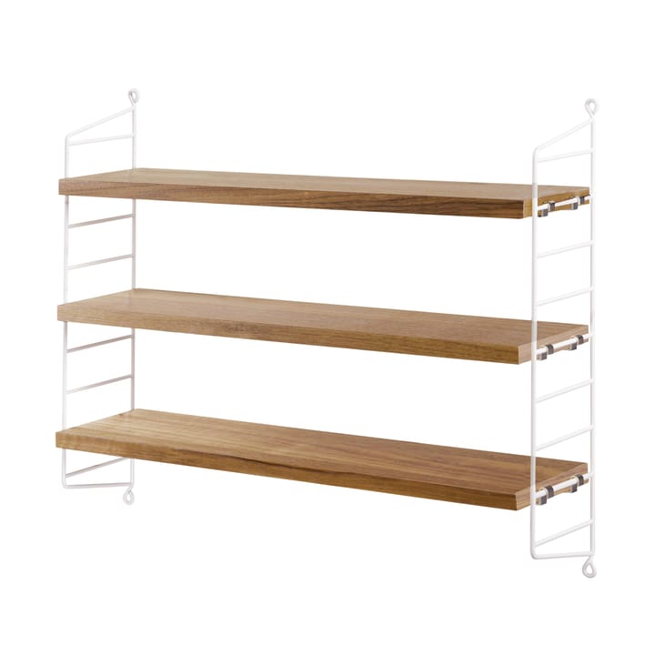 String shelf Pocket oak-white - oak-white - String