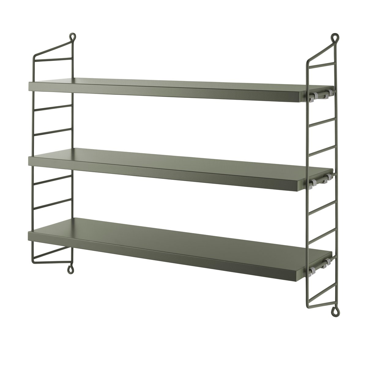 String shelf Pocket sage Sage (green) | Scandinavian Design | Shelves & shelving systems | Green