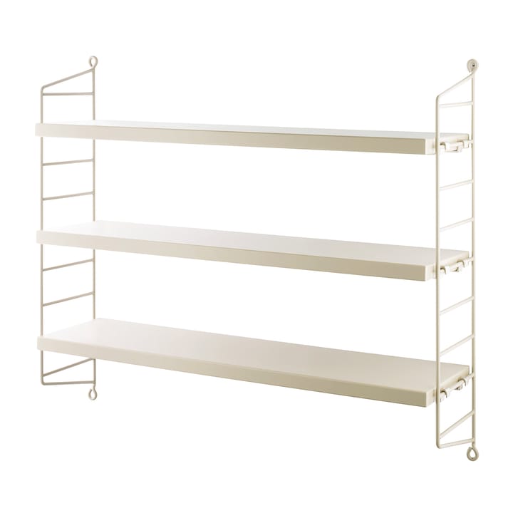 String shelf Pocket - Special Edition, Satin Beige String