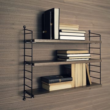 String Shelf Pocket walnut-black - walnut-black - String
