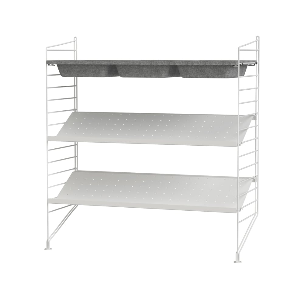 String shelf white - Combination C | Scandinavian Design | White