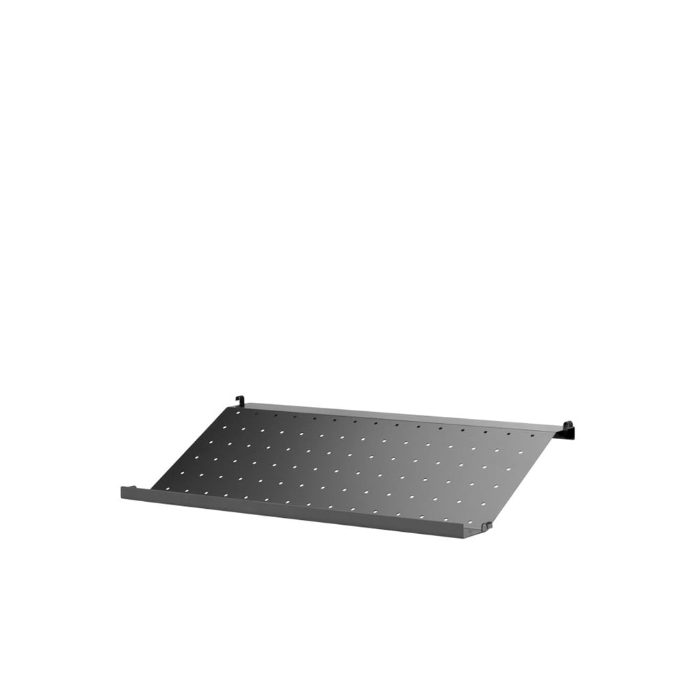 String shoe rack metal Black, 58x30 cm | Scandinavian Design | Shoe racks | Black