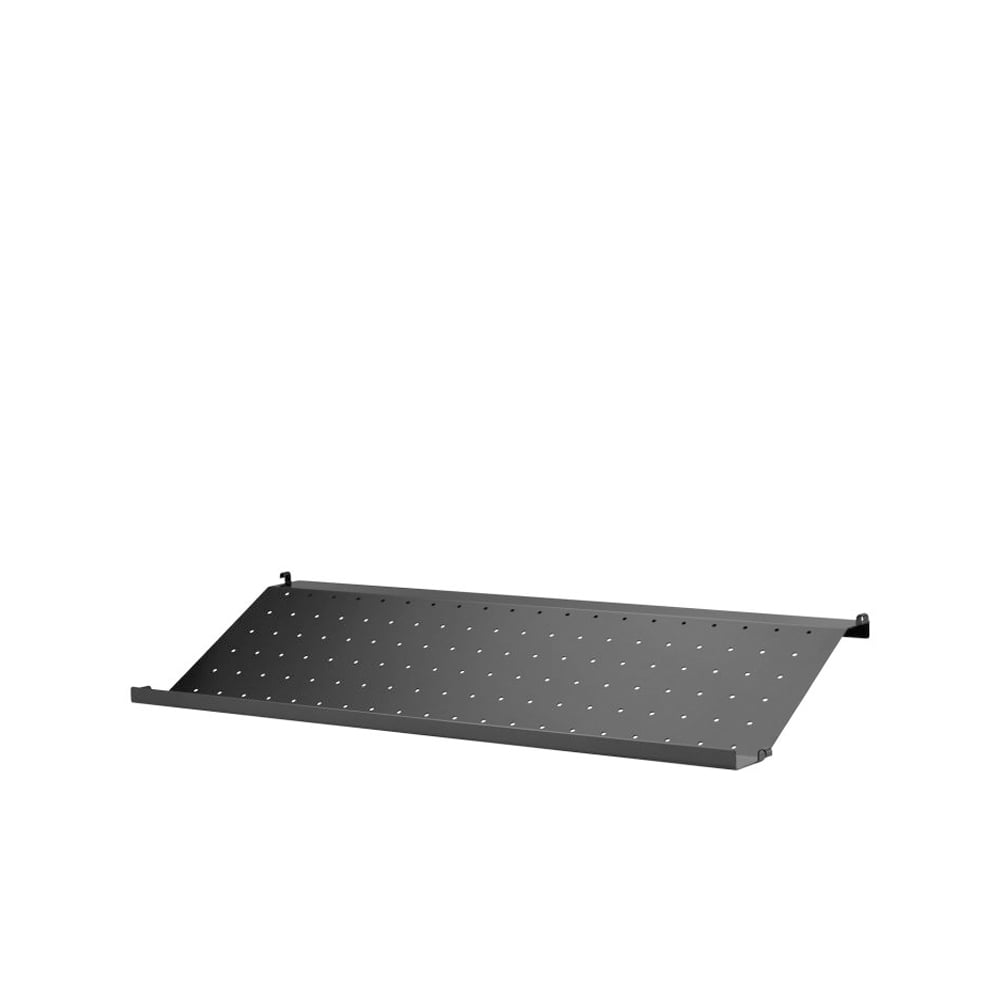 String shoe rack metal Black, 78x30 cm | Scandinavian Design | Shoe racks | Black