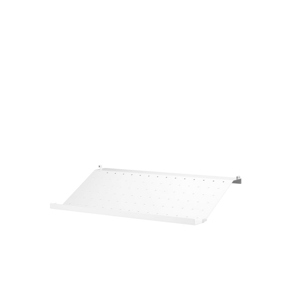 String String shoe rack metal White, 58x30 cm | Scandinavian Design | Shoe racks | White