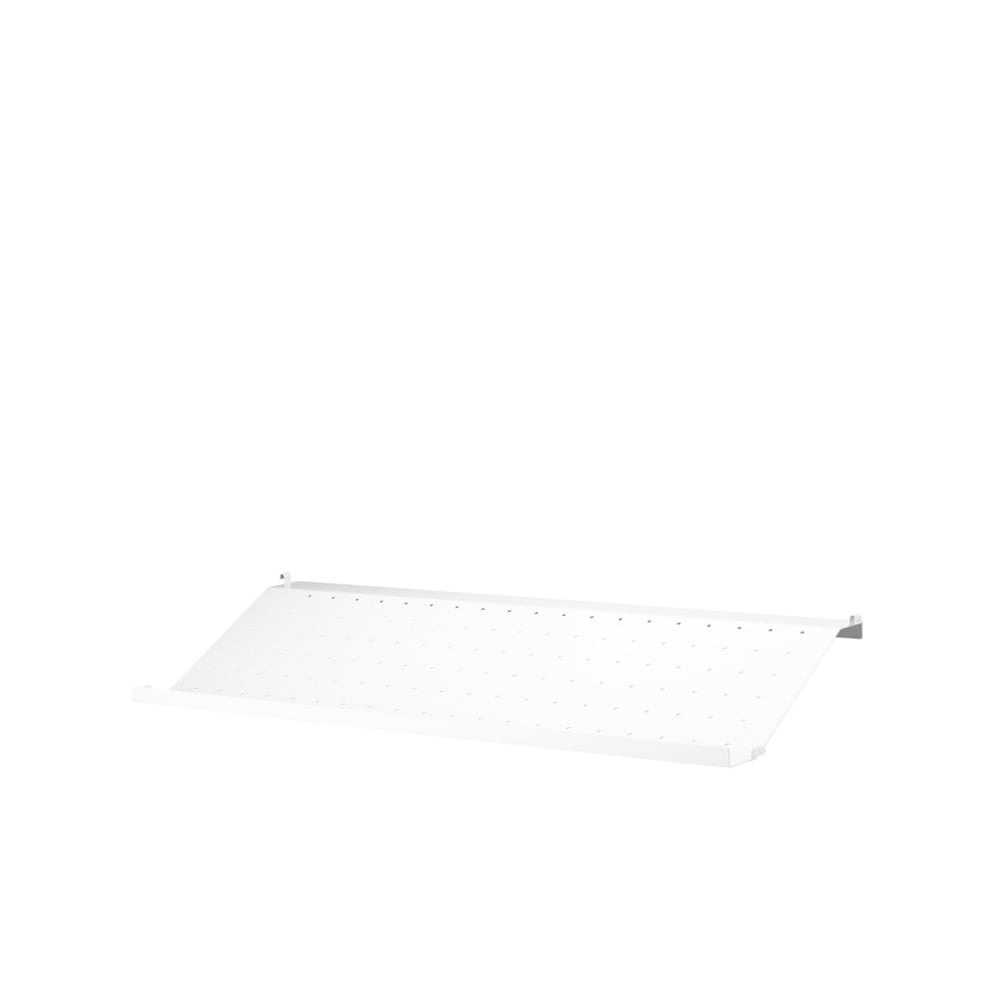 String String shoe rack metal White, 78x30 cm | Scandinavian Design | Shoe racks | White