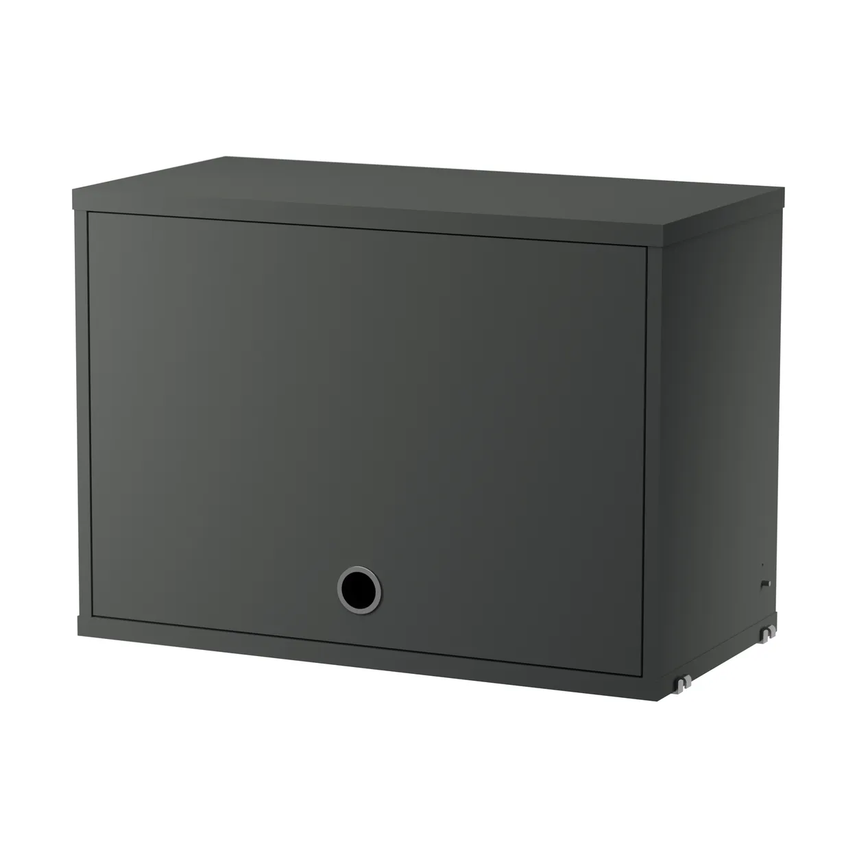 String top cabinet 58 cm Dark grey | Scandinavian Design | Display & glass cabinets | Grey