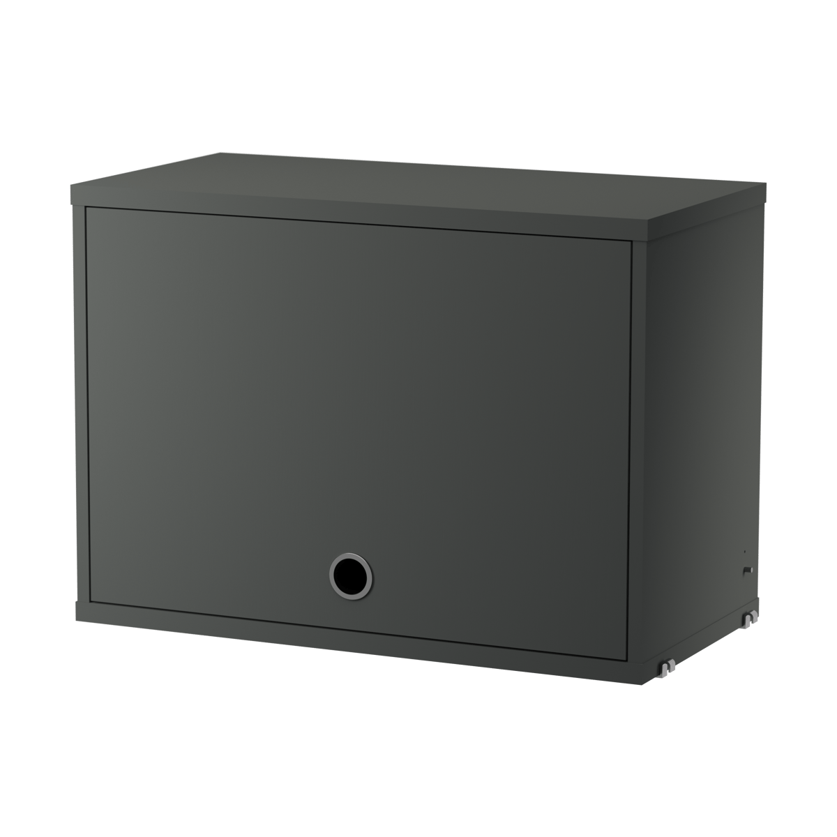 String top cabinet 58 cm Dark grey | Scandinavian Design | Display & glass cabinets | Grey