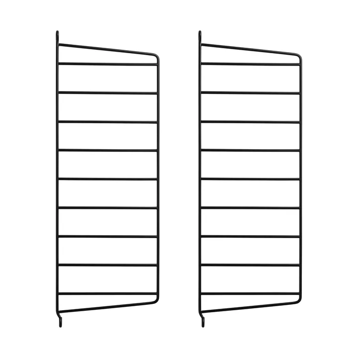 String wall panels - Black, 50x20 cm, 2-pack - String
