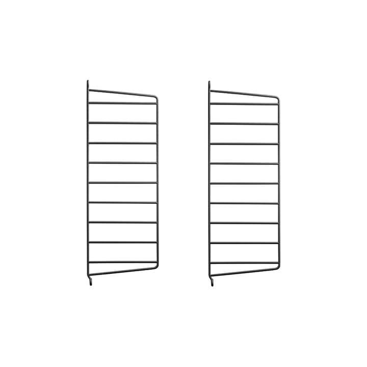 String wall panels - Black, 50x20 cm, 2-pack - String