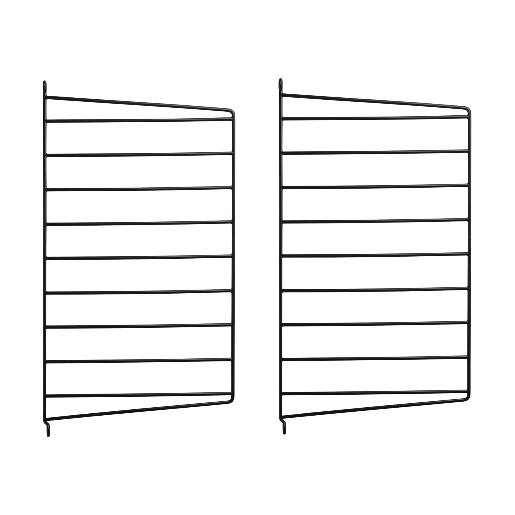 String wall panels, Black, 50x30 cm, 2-pack String
