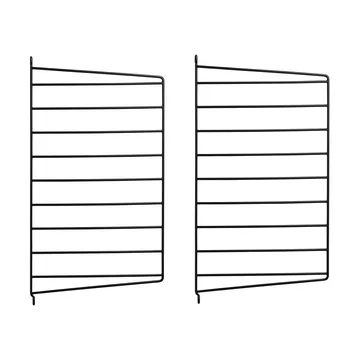 String wall panels - Black, 50x30 cm, 2-pack - String
