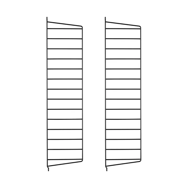 String wall panels - Black, 75x20 cm, 2-pack - String