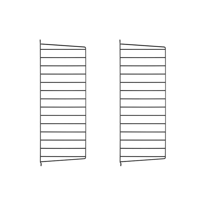 String wall panels - Black, 75x30 cm, 2-pack - String