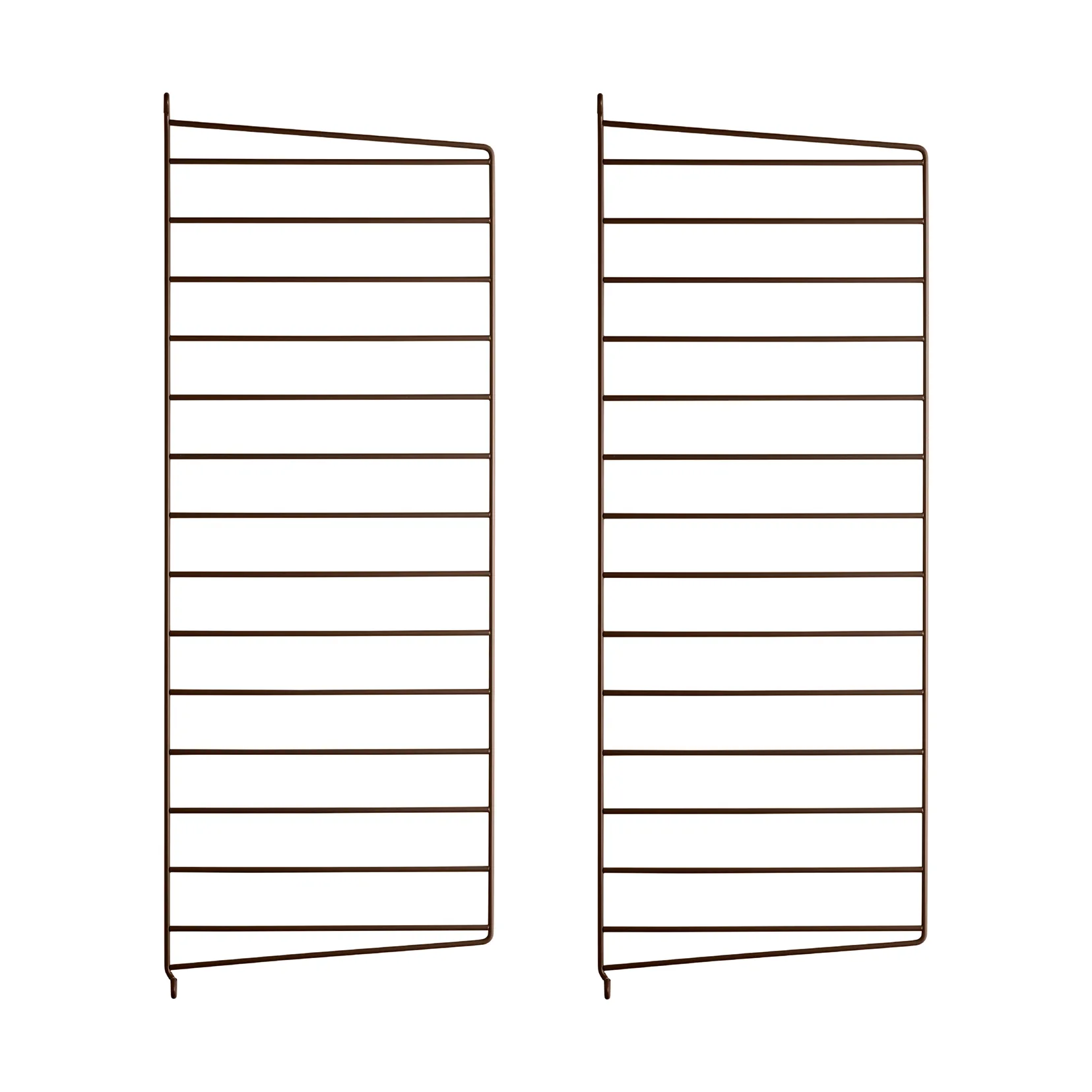 String wall panels, Brown, 75x30 cm, 2-pack String