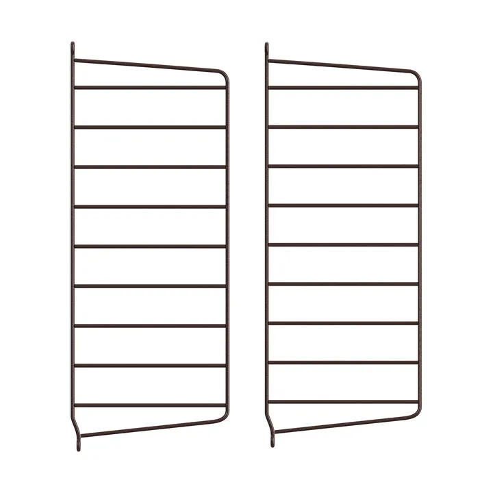 String wall panels - Dark brown, 50x20 cm, 2-pack - String