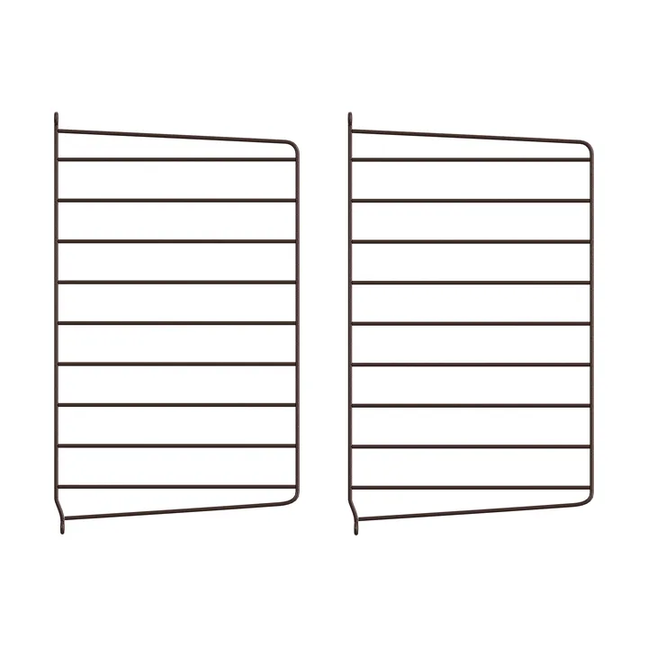 String wall panels - Dark brown, 50x30 cm, 2-pack - String