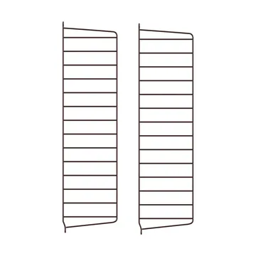 String wall panels - Dark brown, 75x20 cm, 2-pack - String