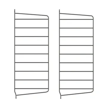 String wall panels - Dark grey, 50x20 cm, 2-pack - String