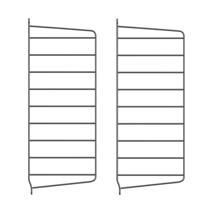 String wall panels - Dark grey, 50x20 cm, 2-pack - String