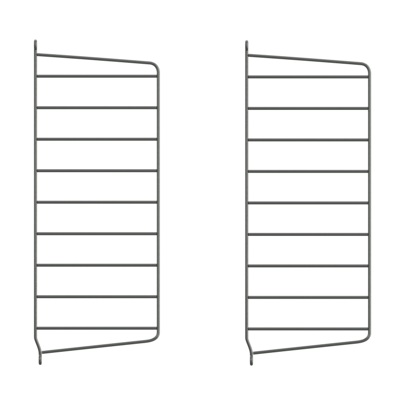 String String wall panels Dark grey, 50x20 cm, 2-pack