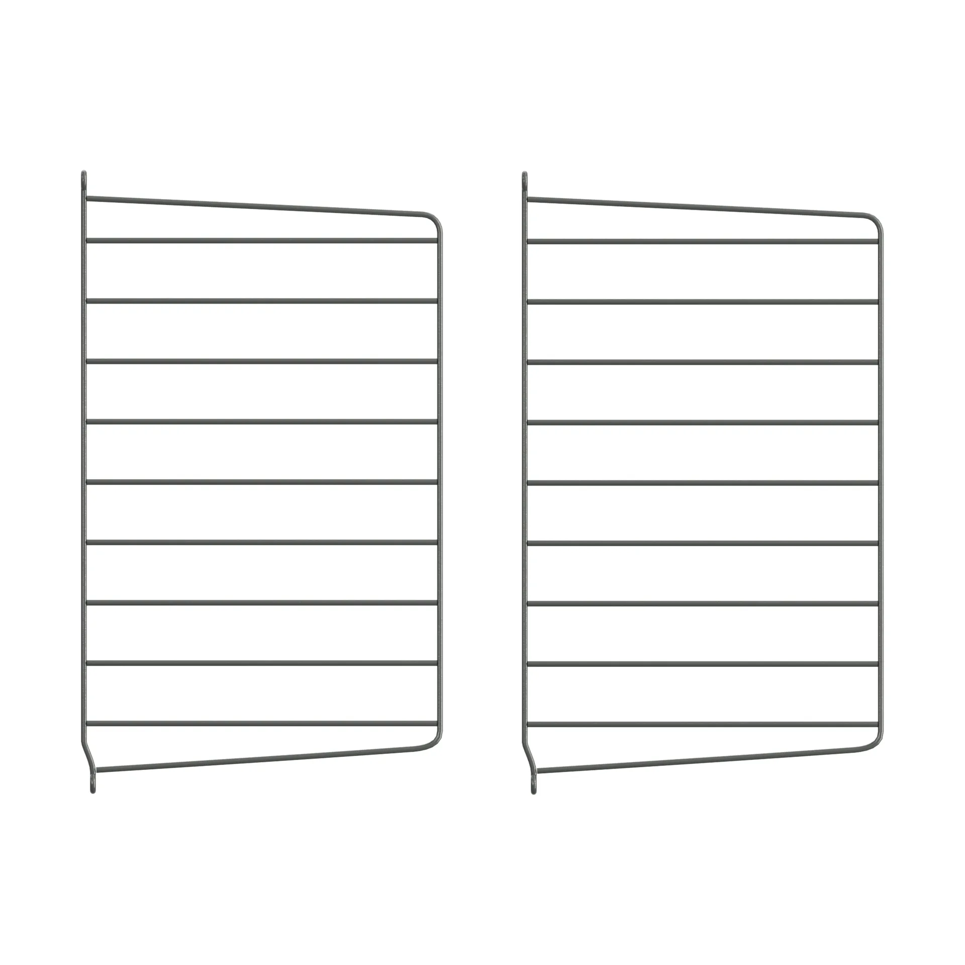String wall panels, Dark grey, 50x30 cm, 2-pack String